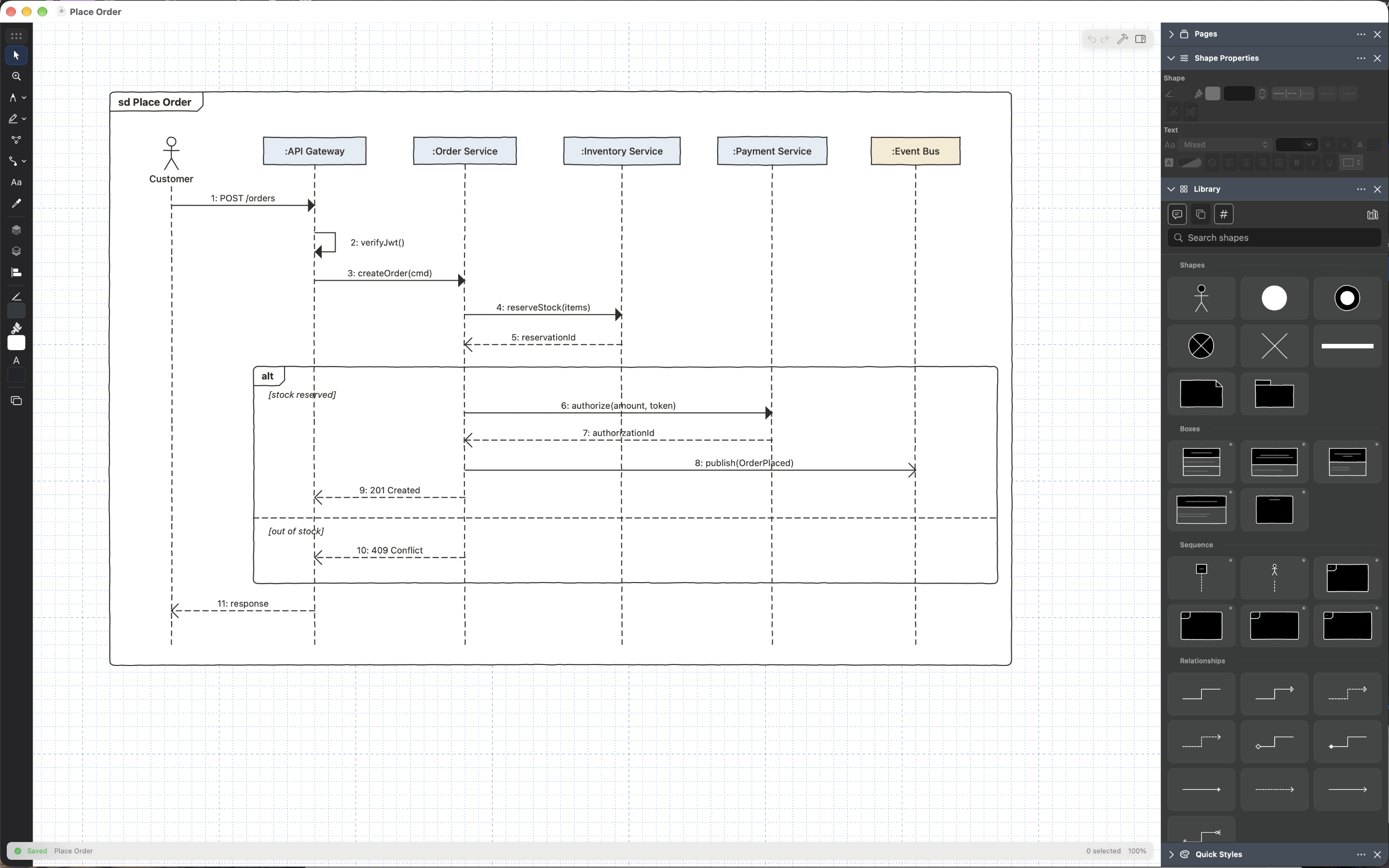 SimpleDiagrams has lots of shapes for your UML diagrams.