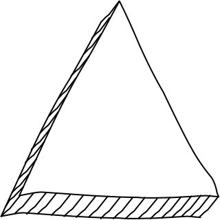 Triangle from the 3D Basic (Hatch) shape library