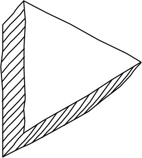 triangle right from the 3D Basic (Hatch) shape library