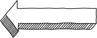 arrow left 2 from the 3D Basic (Hatch) shape library