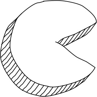 Munch Circle from the 3D Basic (Hatch) shape library