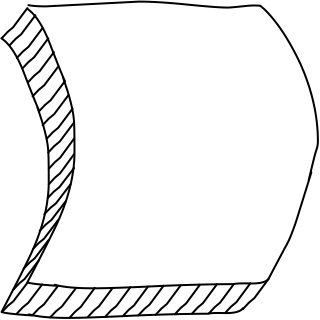 Rectangle With Curved Sides from the 3D Basic (Hatch) shape library