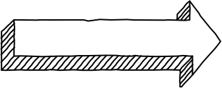 arrow right 2 from the 3D Basic (Hatch) shape library