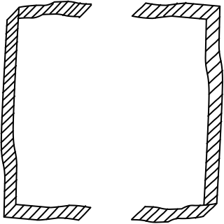 Open Square from the 3D Basic (Hatch) shape library
