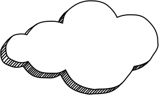 cloud from the 3D Basic (Hatch) shape library