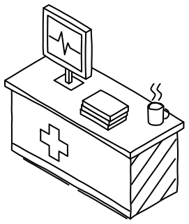 Nurses Station from the Aged Care 2 shape library