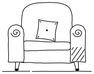 Armchair from the Aged Care 2 shape library
