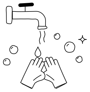 Handwashing from the Aged Care 2 shape library