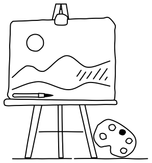 Art activity from the Aged Care 2 shape library