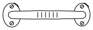 Grab rail from the Aged Care 2 shape library