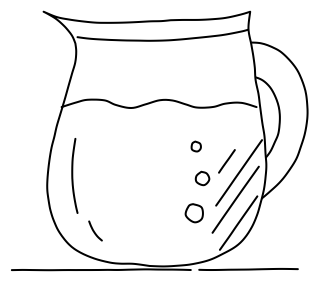Water jug from the Aged Care 2 shape library