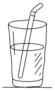 Drinking glass from the Aged Care 2 shape library