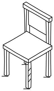 Dining Chair from the Aged Care 2 shape library