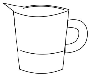 Water jug from the aged-care shape library