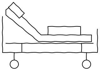 Adjustable Bed from the aged-care shape library