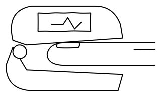 Pulse oximeter from the aged-care shape library