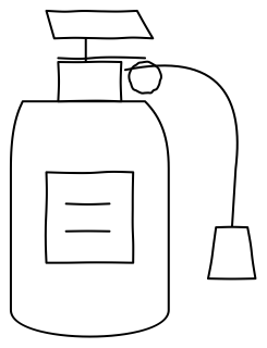 Fire extinguisher from the aged-care shape library