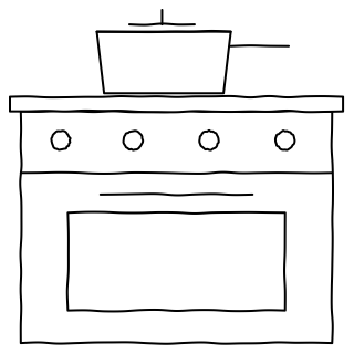 Kitchen from the aged-care shape library