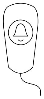 Call button from the aged-care shape library