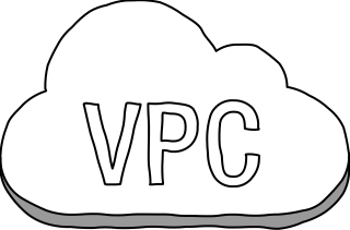 AWS virtual private cloud from the AWS General shape library