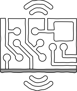 AWS IoT hardware board from the AWS IoT shape library