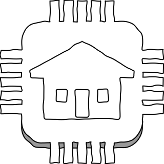 AWS IoT thing house from the AWS IoT shape library