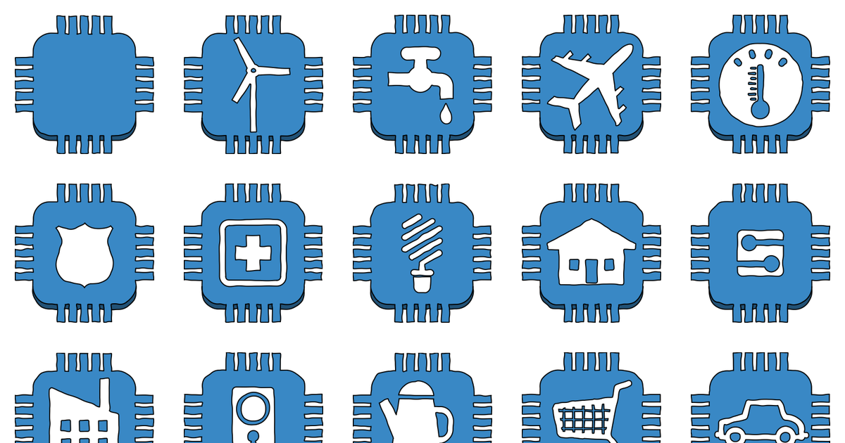A selection of shapes from AWS IoT