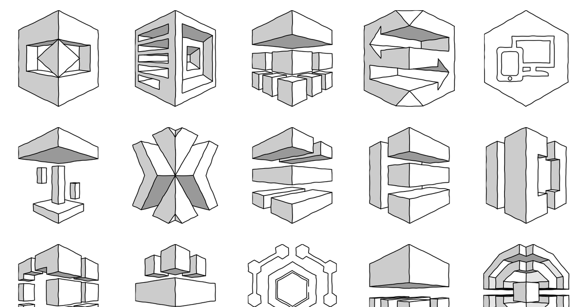 A selection of shapes from AWS Misc #1