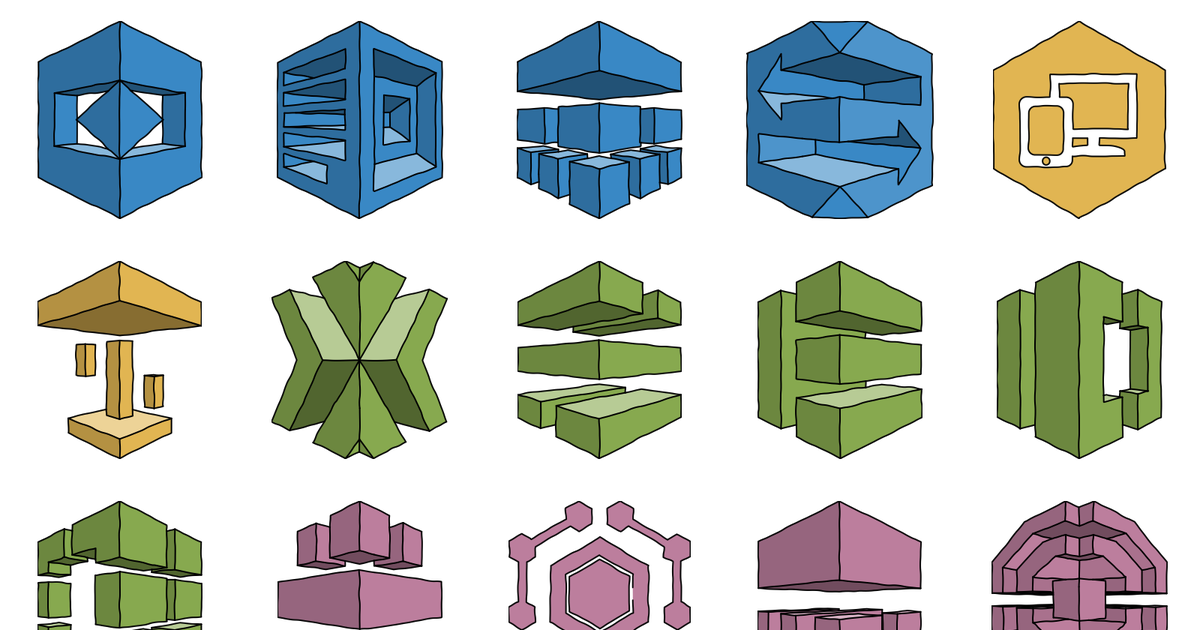 A selection of shapes from AWS Misc #1