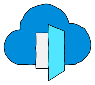 Front Door from the Azure shape library