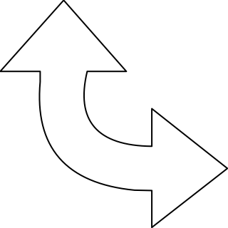 Corner Arrows Rounded from the Basic (Clean) shape library