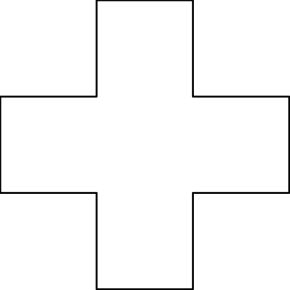 Cross from the Basic (Clean) shape library