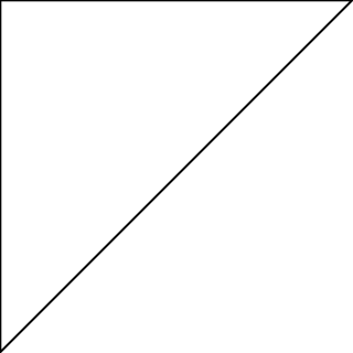 Right Triangle from the Basic (Clean) shape library