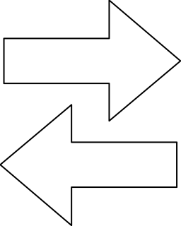 Double Arrow from the Basic (Clean) shape library