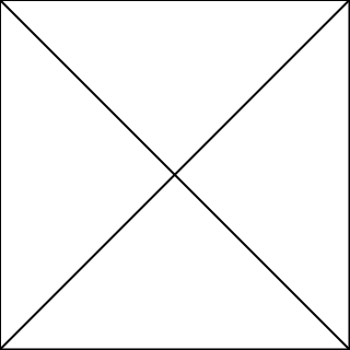 Box With Diagonal Cross from the Basic (Clean) shape library