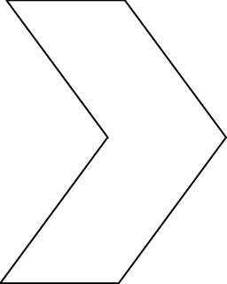 Chevron from the Basic (Clean) shape library
