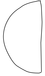 Half Circle from the Basic shape library