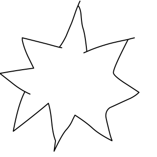 Burst from the Basic shape library