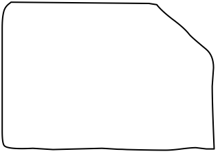 Rectangle With Chip Missing from the Basic shape library