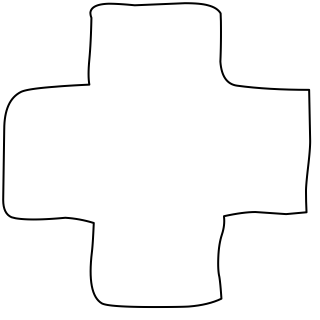 Cross from the Basic shape library