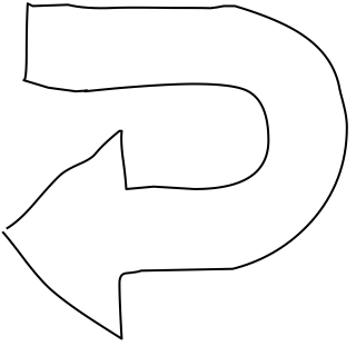 Return Arrow from the Basic shape library