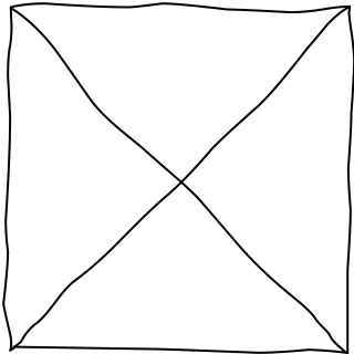 Box With Diagonal Cross from the Basic shape library