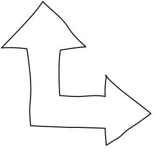 Corner Arrows from the Basic shape library