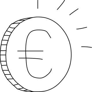 Coin Euro from the Biz shape library