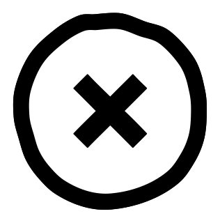 Cancel end event from the BPMN shape library