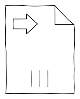Data input, collection from the BPMN shape library