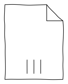 Data object, collection from the BPMN shape library