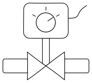 Valve Actuator from the Building Monitoring shape library