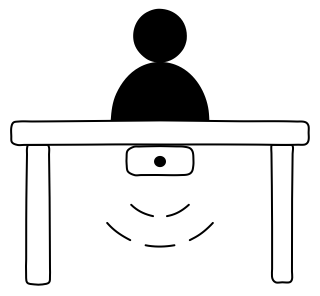 Desk Presence Sensor from the Building Monitoring shape library