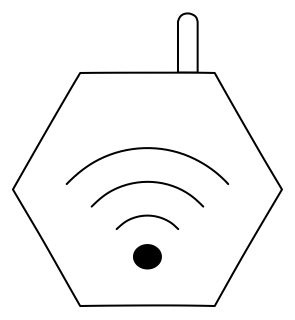 Wireless Access Point from the Building Monitoring shape library